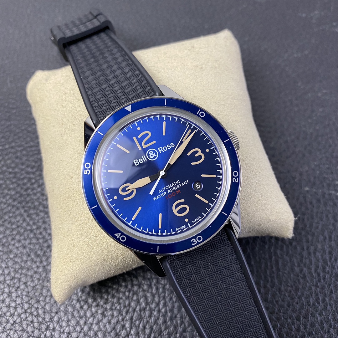 Bell & Ross INSTRUMENTS series BR123-BL-SISCA2 - QualitySwissReplica