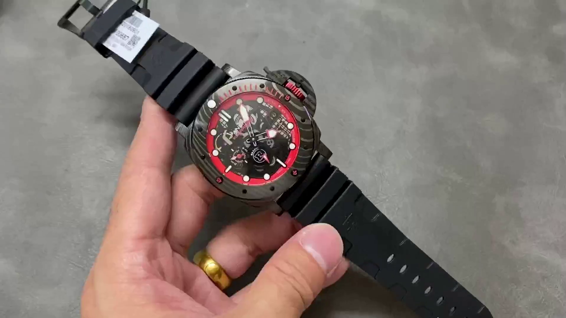 Panerai PAM01285 Replica Submersible S Brabus Experience 47mm Skeleton dial - QualitySwissReplica