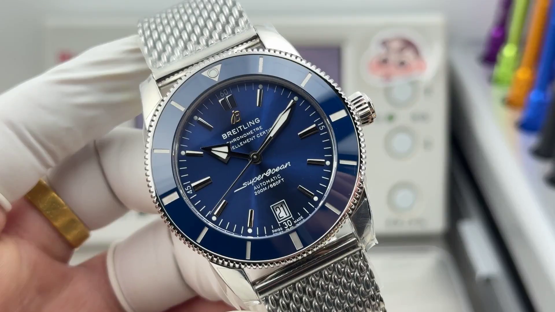 Breitling Superocean Heritage Automatic 42mm AB2010161C1A1 Blue Watch 1:1 Clone - QualitySwissReplica