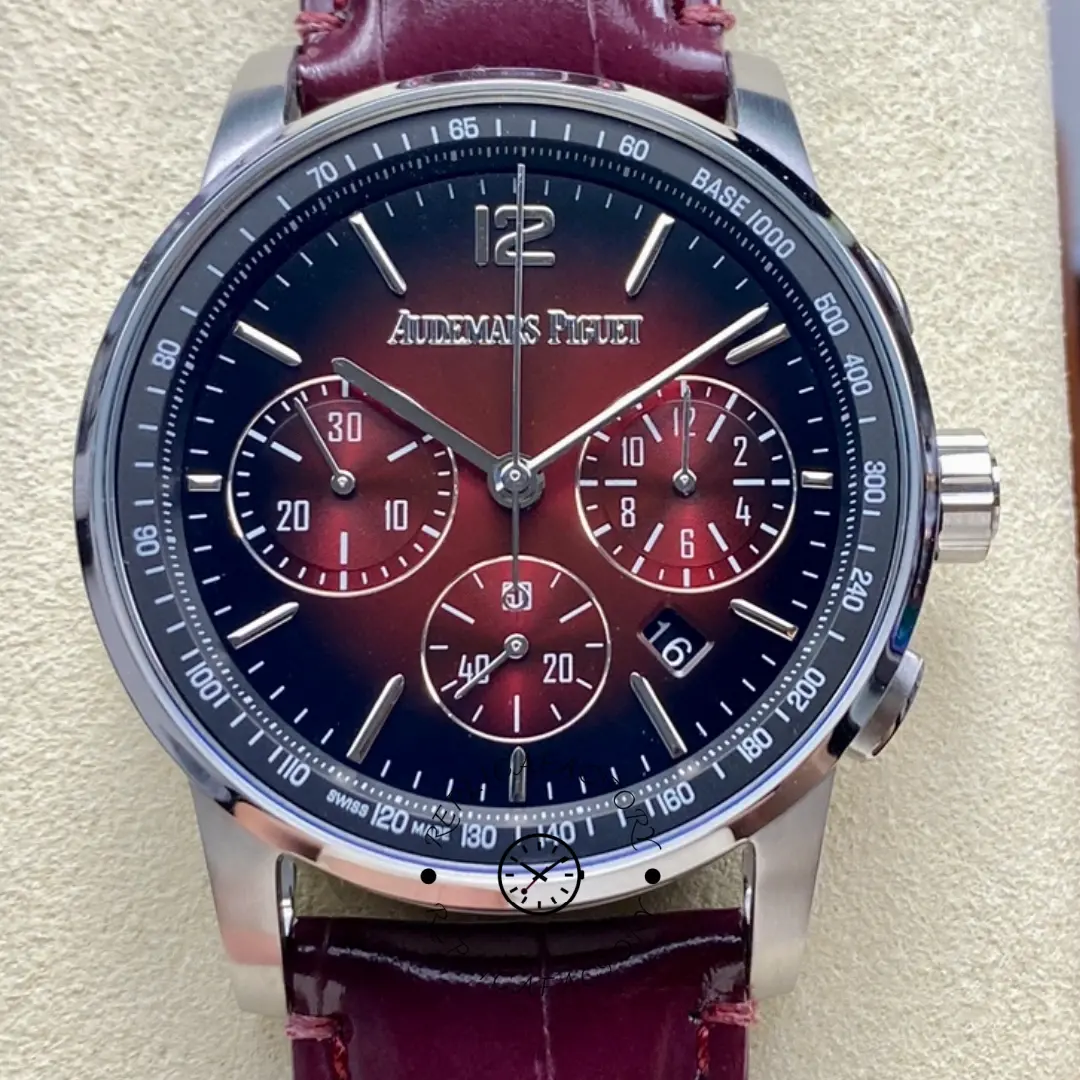 AP Code 11.59 Replica 41mm  26393BC.OO.A068CR.01 Cherry Red Dial Men's Watch - QualitySwissReplica