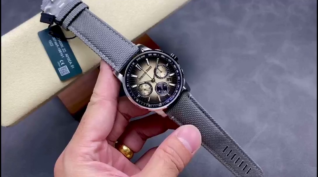 AP 26393QT.OO.A064KB.01 Code 11.59 Chronograph 41 Smoked Beige 1:1 Clone - QualitySwissReplica
