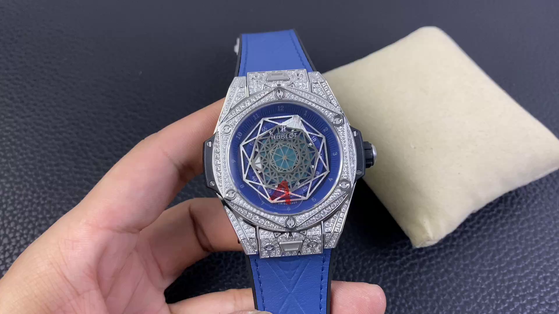 Hublot Big Bang Sang Bleu Titanium 415.NX.7179.VR.1704.MXM18 45mm - QualitySwissReplica