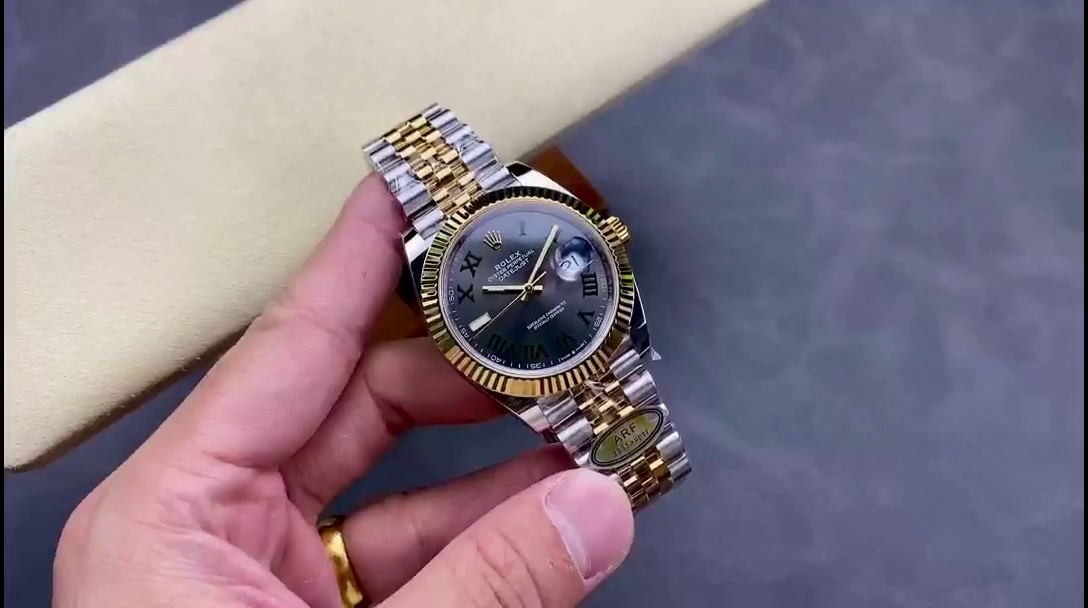 Rolex Datejust Two-Tone Steel Yellow Gold Fluted Bezel m126233 0035 36mm Unisex Replica Watch - QualitySwissReplica