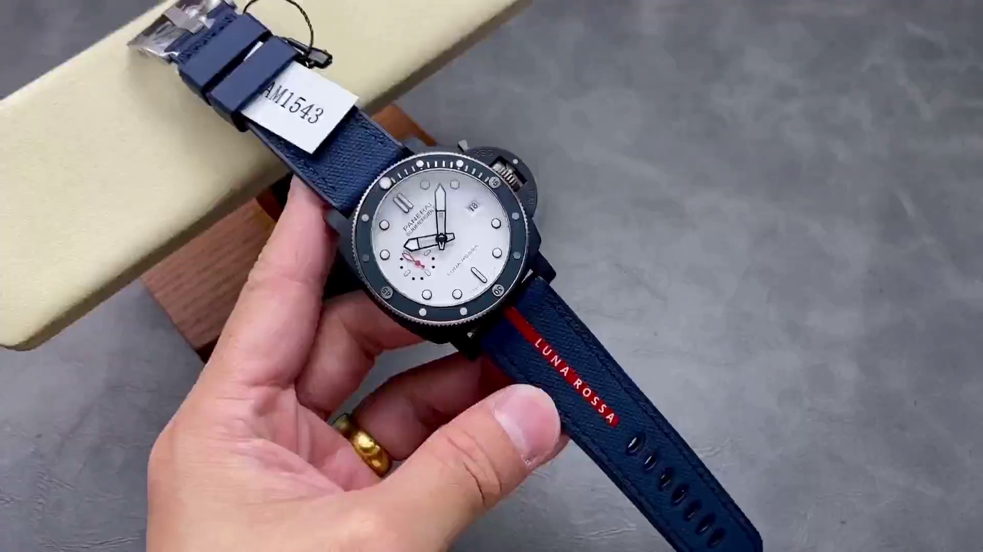 Panerai PAM01543 1:1 Clone Luminor Submersible Luna Rossa Ti-Ceramitech 44 White Dial - QualitySwissReplica