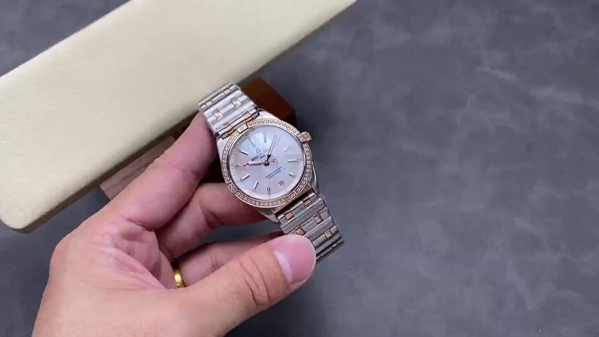 Breitling Chronomat Automatic 36 MOP Dial U10380591A2U1 Replica - QualitySwissReplica
