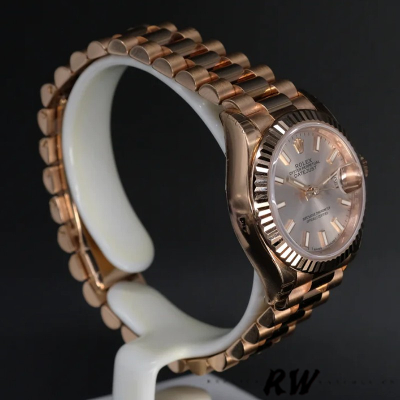 Rolex Datejust 279175 Sundust Index Dial Fluted Bezel 28mm Lady Replica Watch - QualitySwissReplica