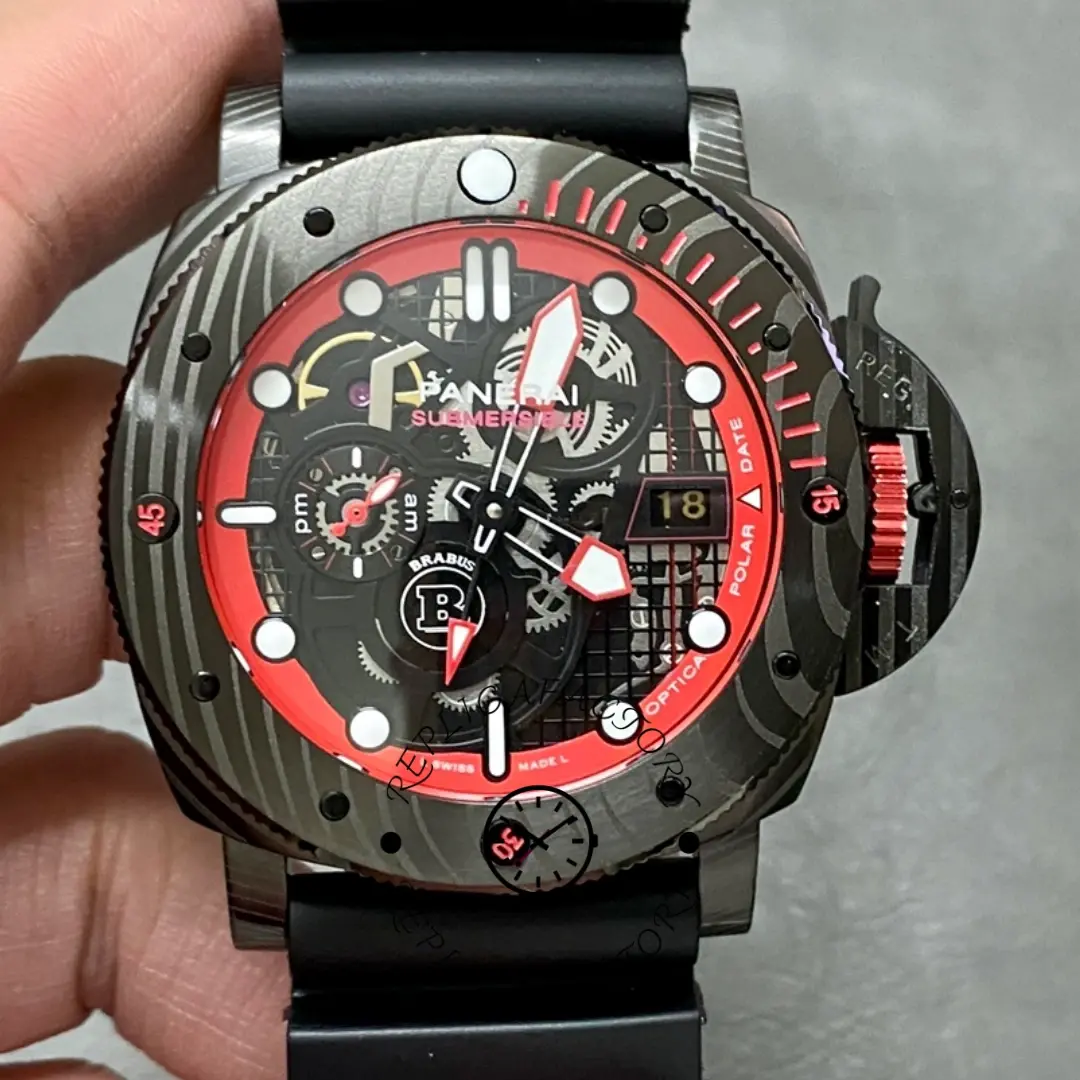 Panerai PAM01285 Replica Submersible S Brabus Experience 47mm Skeleton dial - QualitySwissReplica