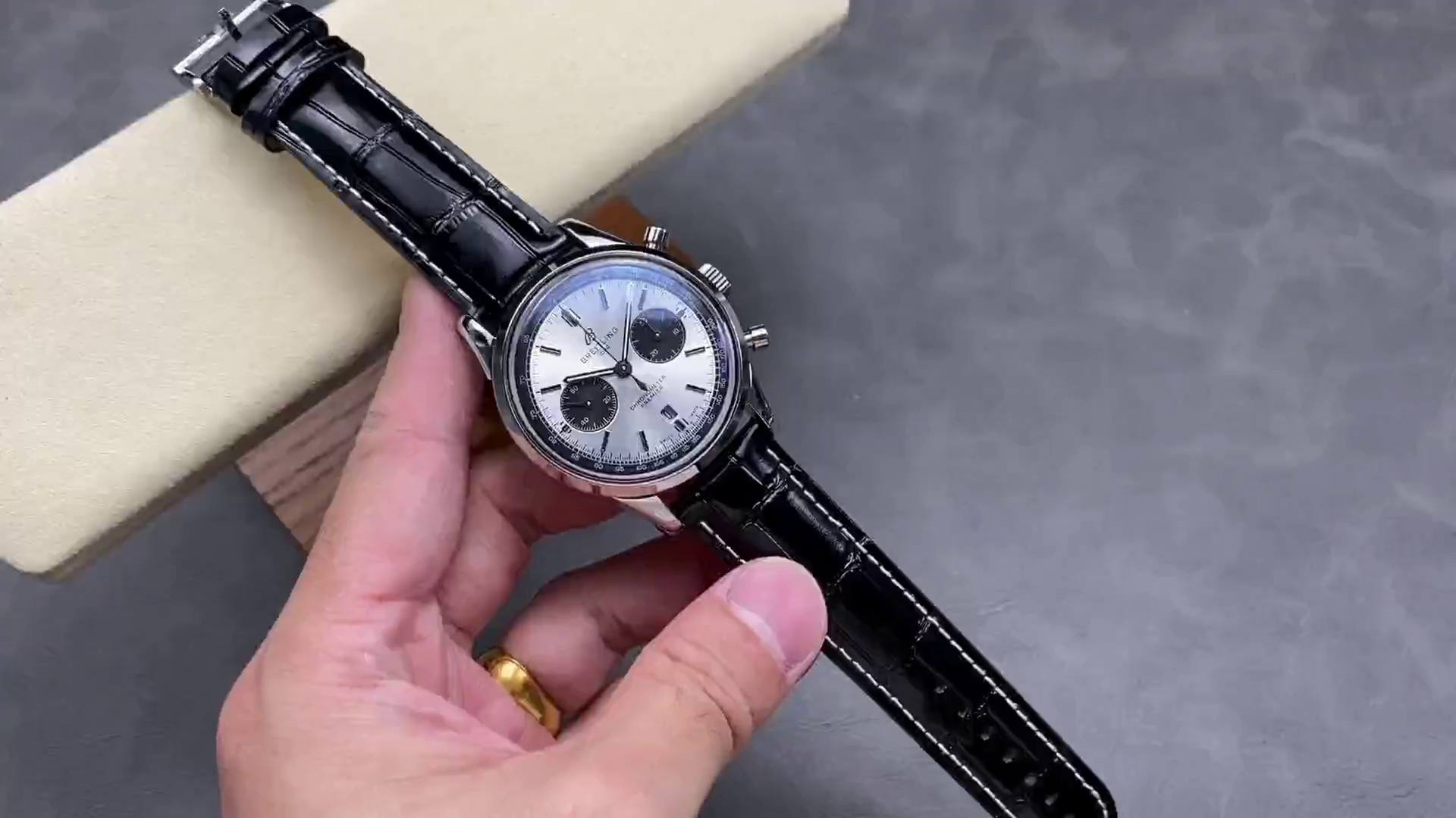 Breitling Premier B01 Chronograph AB0118371B1P2 42mm Replica - QualitySwissReplica