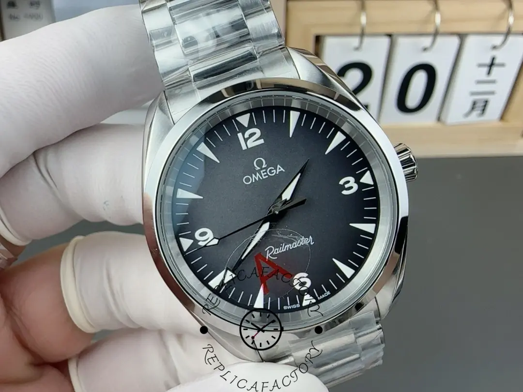 Omega Seamaster Railmaster 235.10.38.20.06.001 1:1 Clone Watch - QualitySwissReplica