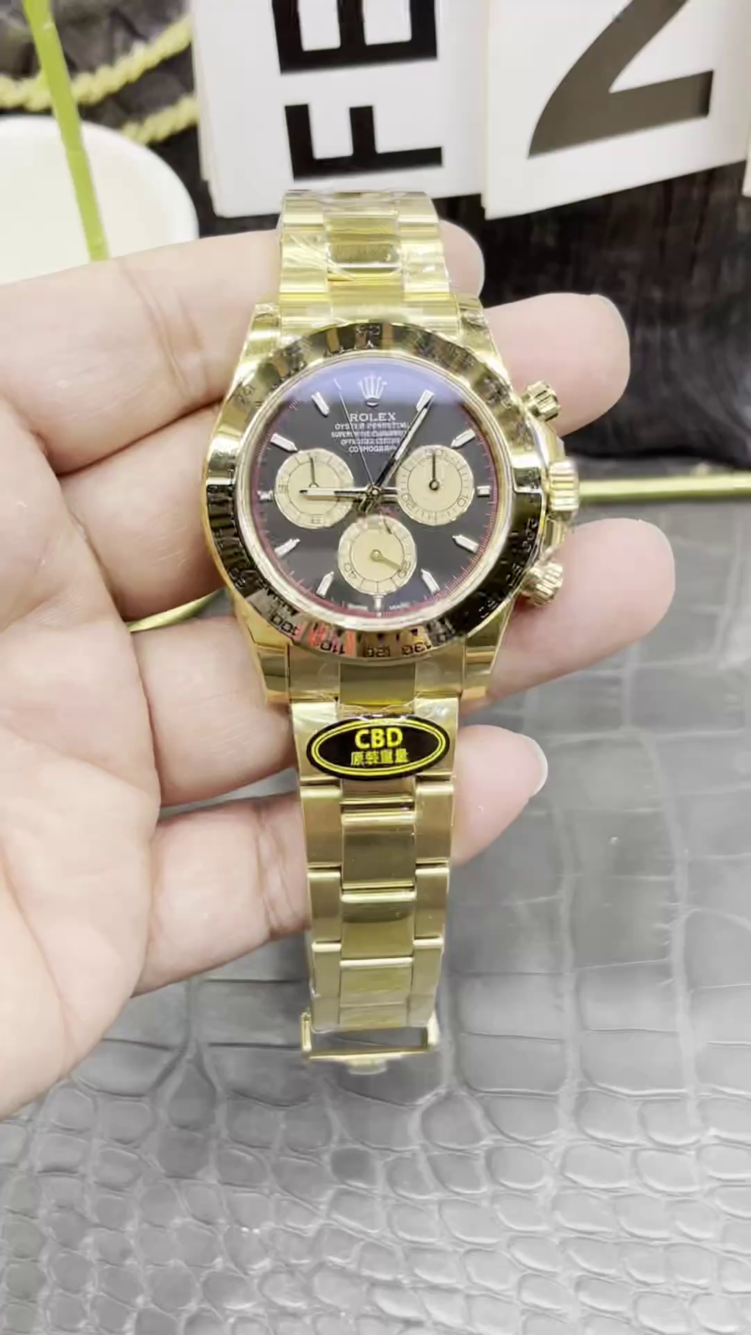 Rolex Daytona 126508 0002 Two Tone Black Dial Replica Watch - QualitySwissReplica