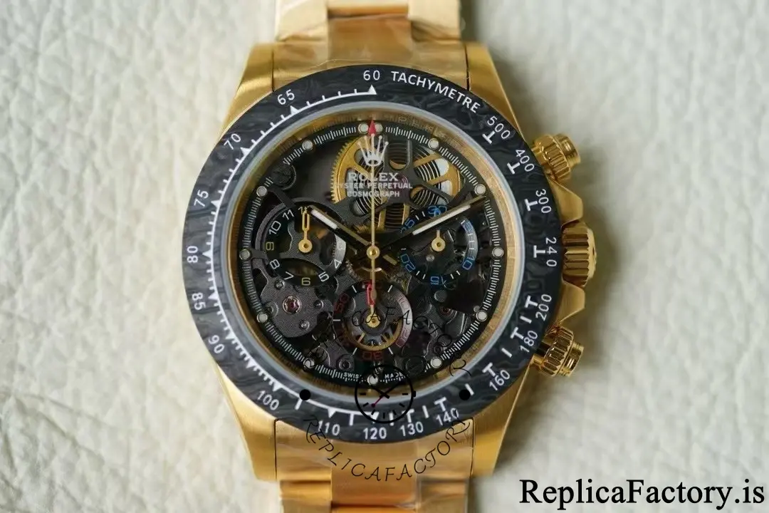 Rolex Daytona 116508 Artisans de Genève Skeleton Dial Steel Case Replica Watch - QualitySwissReplica
