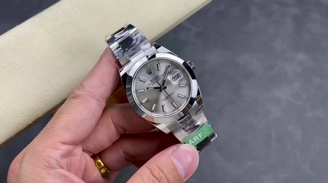 Rolex Datejust 41 Silver Dial 126300 0003 Silver Men's Watch - QualitySwissReplica