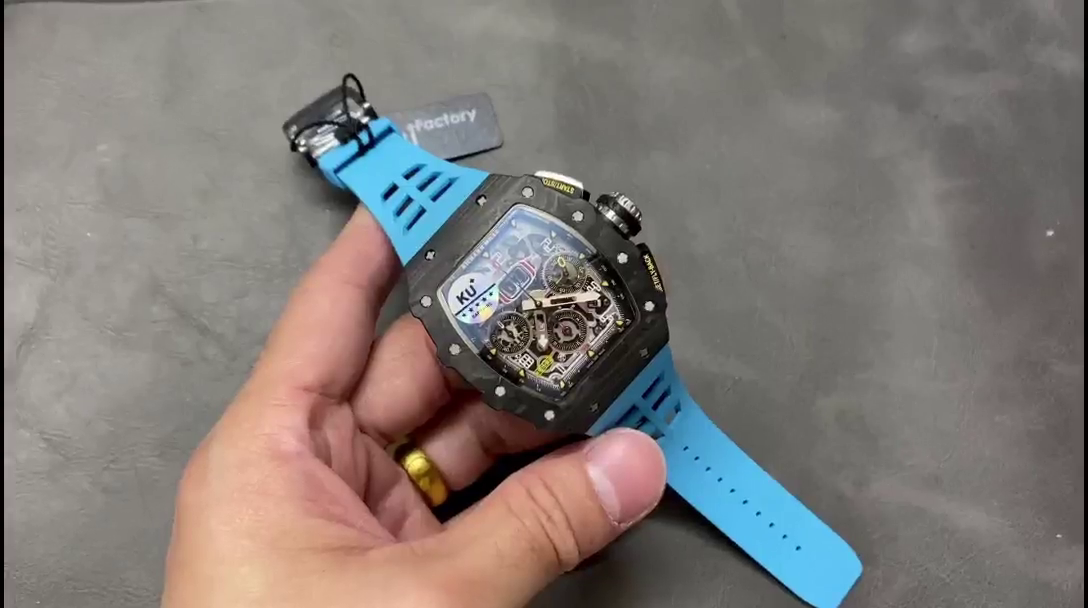Richard Mille RM 11-03 Automatic Flyback Chronograph Blue Watch - QualitySwissReplica