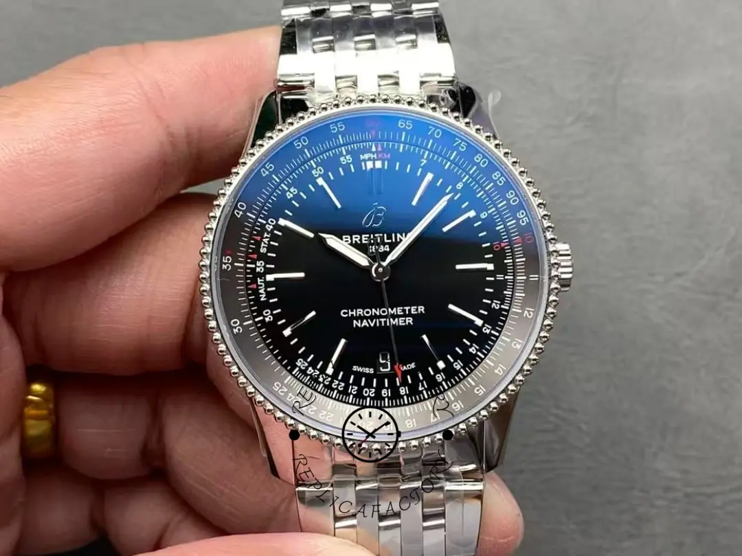 Breitling Navitimer 1:1 Clone Automatic 38 Men's Watch A17325241B1A1 Stainless Steel - QualitySwissReplica