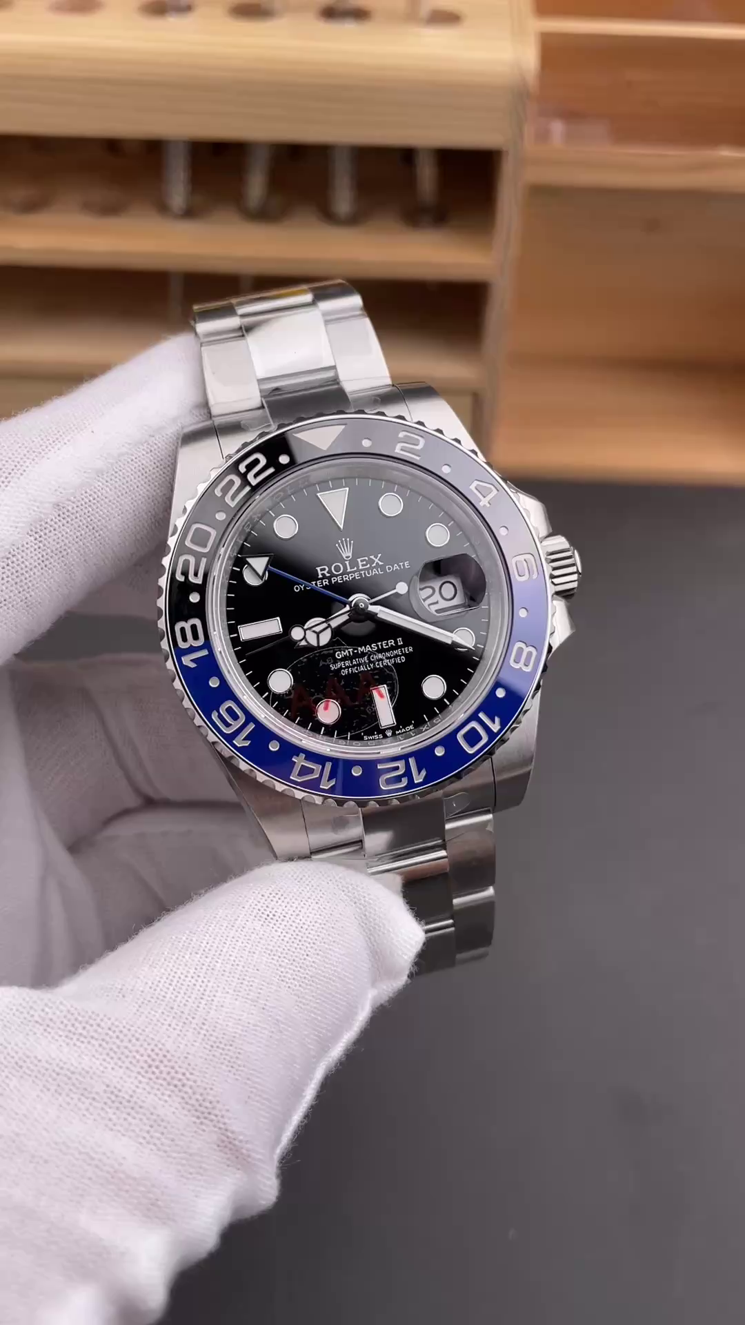 Rolex GMT-Master II 126710BLNR 0003 Black Dial Stainless Steel 40MM Mens Replica Watch - QualitySwissReplica