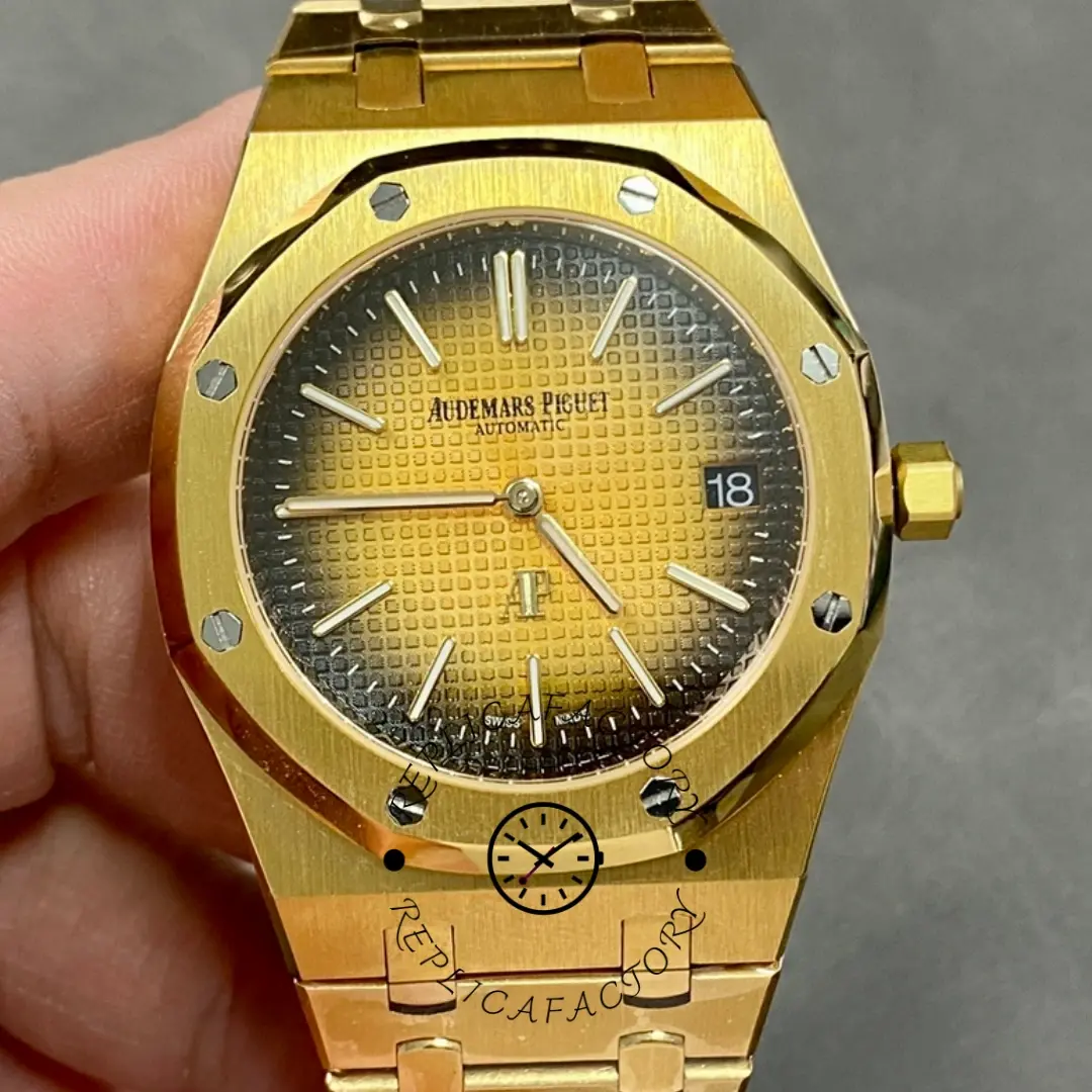 AP Royal Oak Extra-Thin 16202BA.OO.1240BA.01 Replica 50th Anniversary - QualitySwissReplica