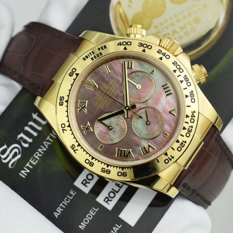 Rolex Daytona 116518 Mother of Pearl Dial 40mm Mens Replica Watch - QualitySwissReplica