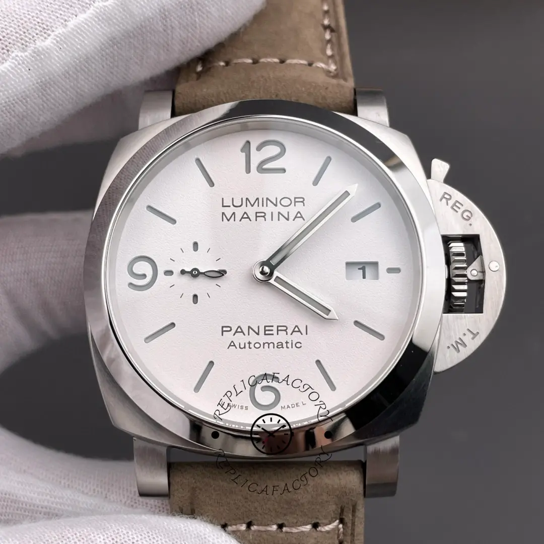 Panerai Luminor Marina 1950 44MM 3 Days PAM01314 1:1 Clone Automatic White Dial - QualitySwissReplica