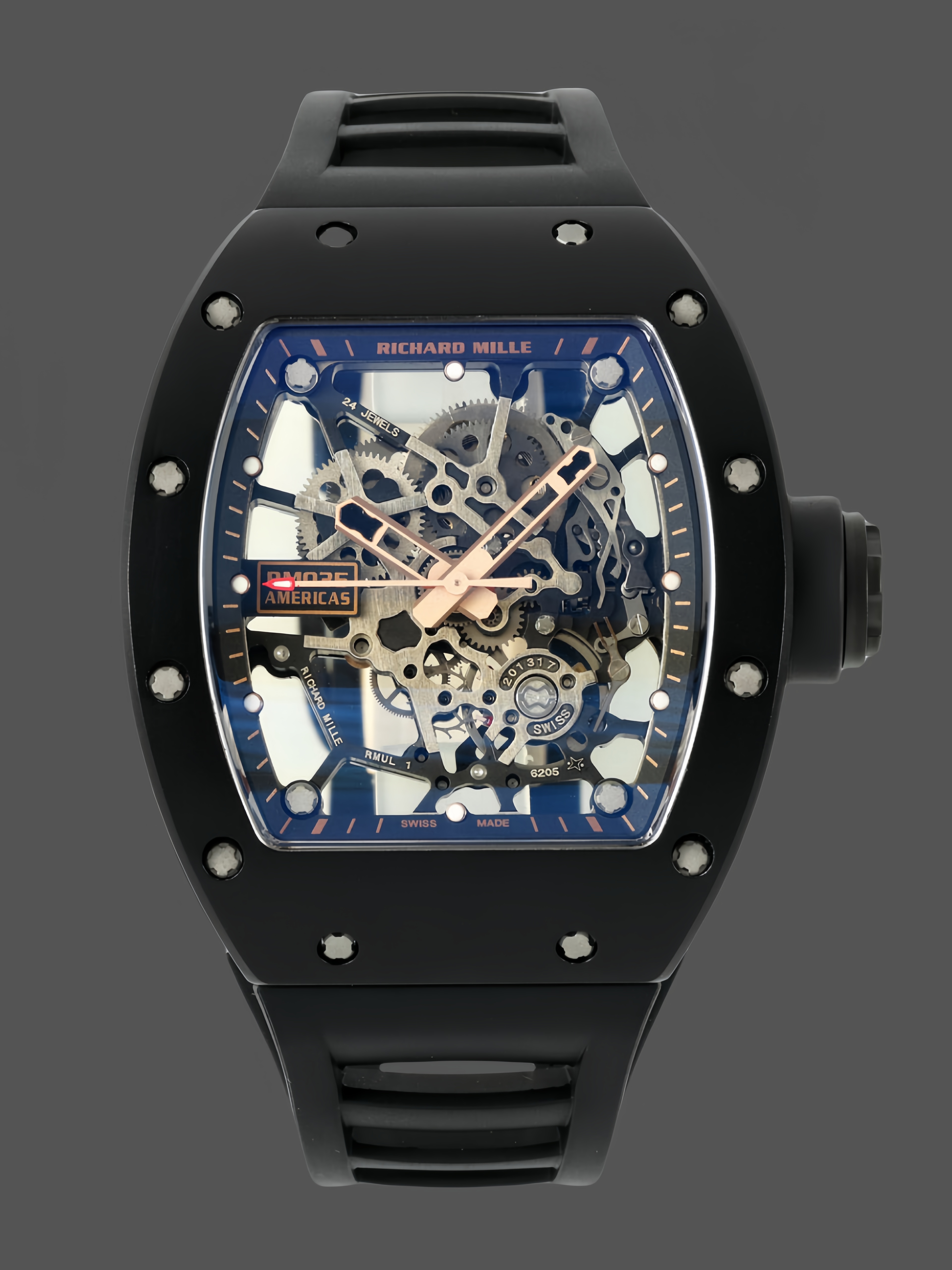 Richard Mille RM 035 Black Toro Nadal Replica Watch - QualitySwissReplica