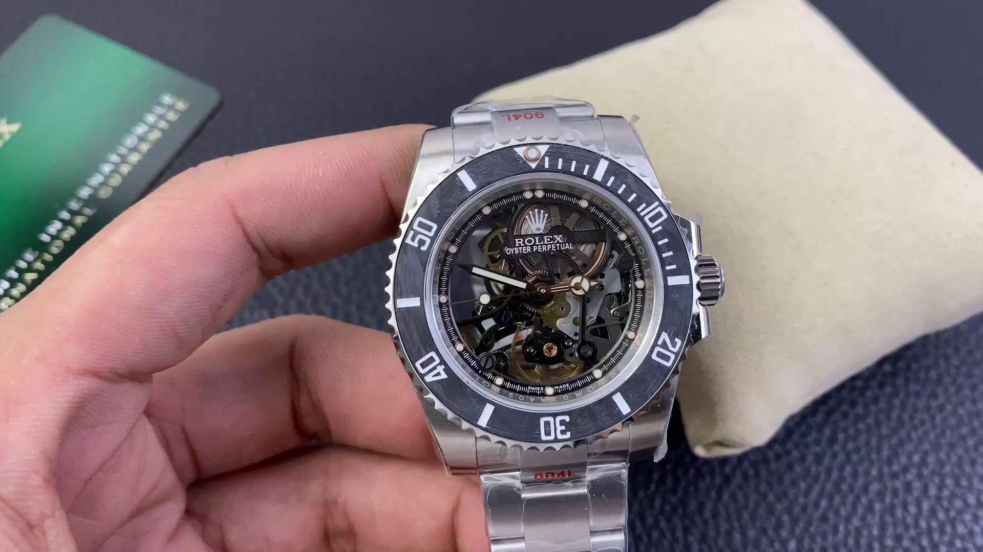 Rolex Submariner 114060 Skeleton Artisans de Geneve Andrea Pirlo Project 40mm - QualitySwissReplica