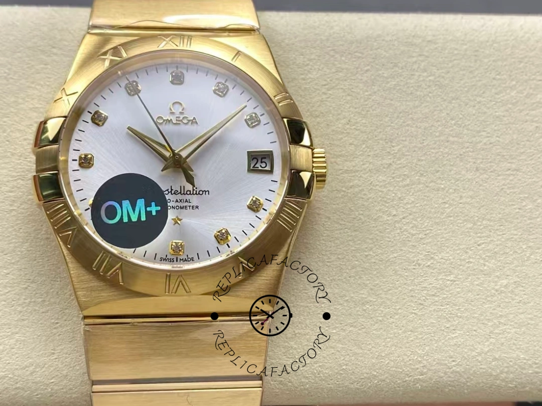 Omega Constellation Automatic Movement 123.50.38.21.52.002 Replica 38mm - QualitySwissReplica
