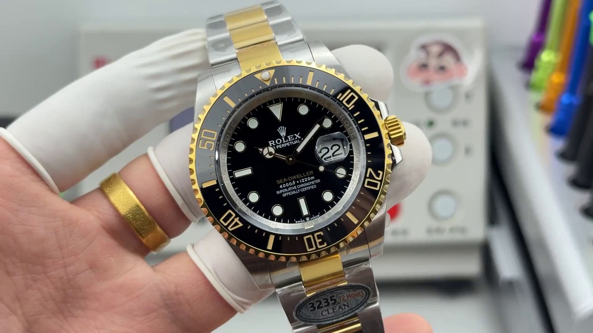 Rolex Sea Dweller Black Dial Oyster Bracelet 126603 0001 Men's Watch - QualitySwissReplica