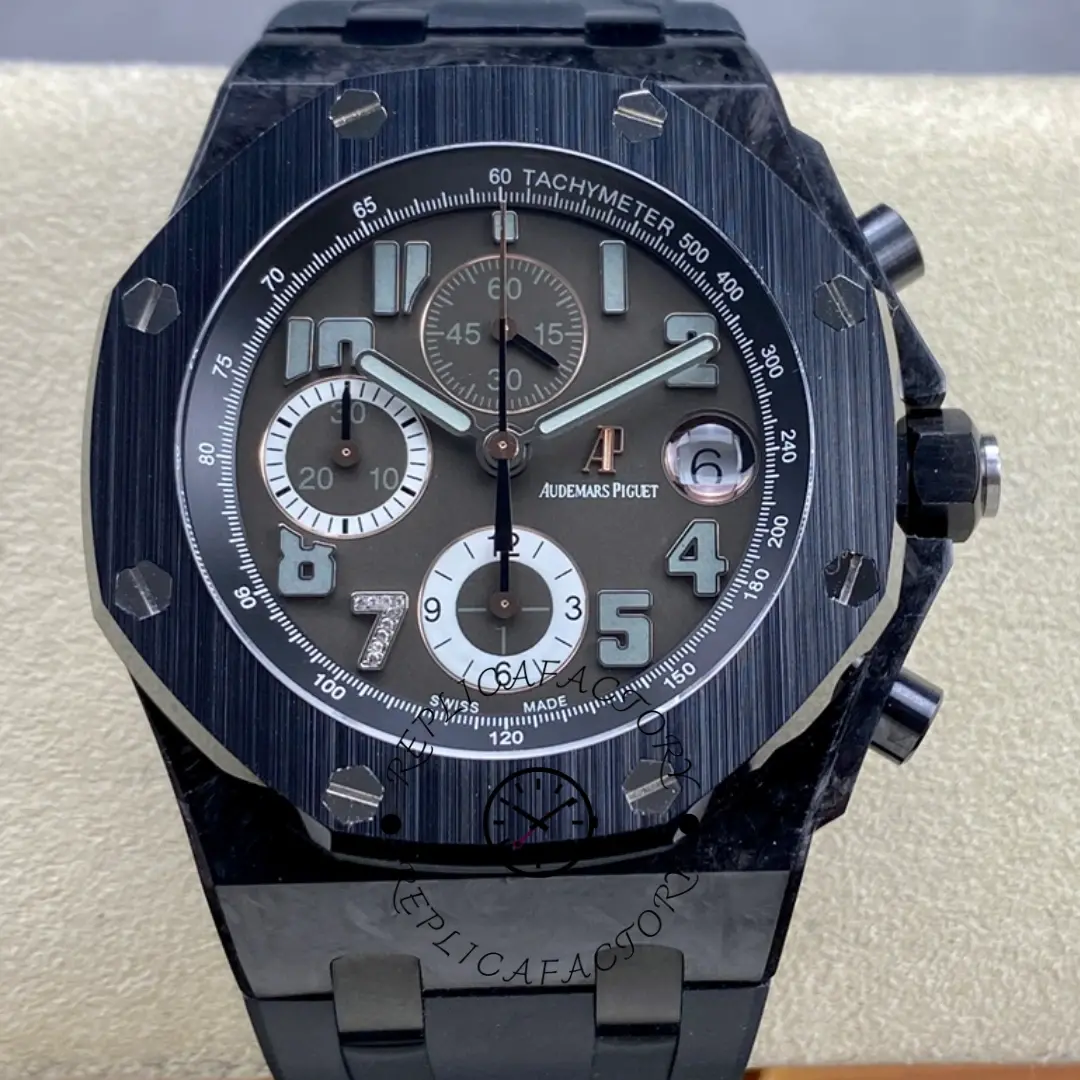 AP Royal Oak Offshore Forged Carbon Ginza7 26205AU.OO.D002CR.01 Replica Chronograph 42 - QualitySwissReplica