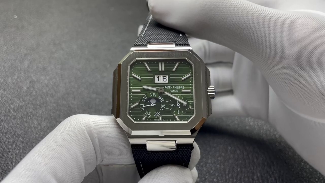 1:1 Clone Patek Philippe Cubitus 5822P Green Dial Watch - QualitySwissReplica