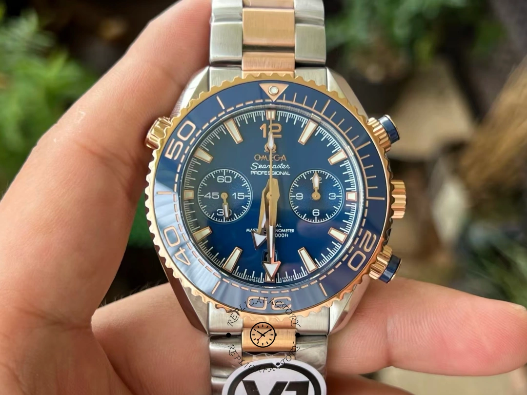 Omega Seamaster Planet Ocean Replica 215.20.46.51.03.001 Chronograph 45.5 mm - QualitySwissReplica