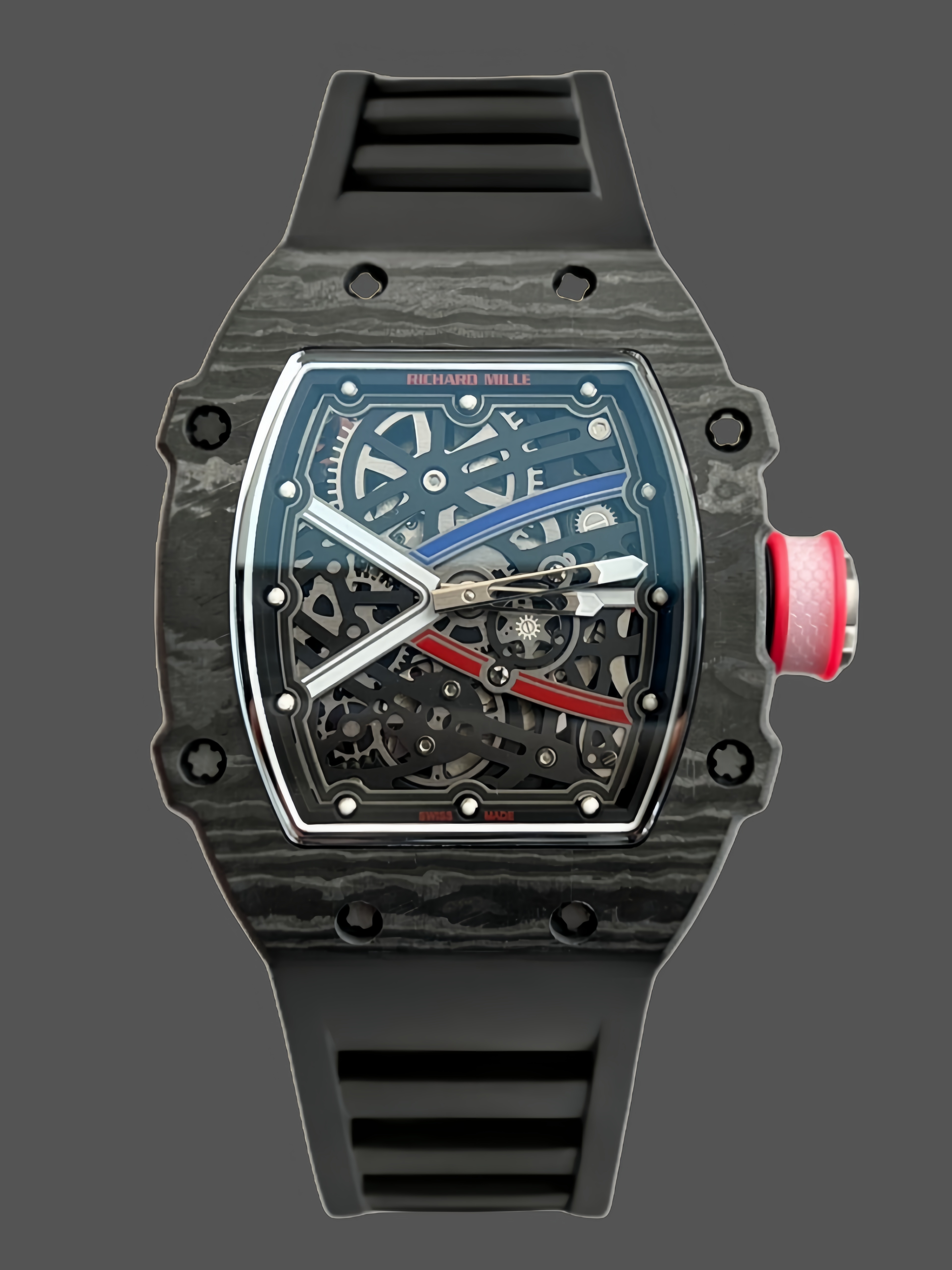 Richard Mille RM 67-02 Automatic Sebastian Ogier Black Rubber Strap - QualitySwissReplica