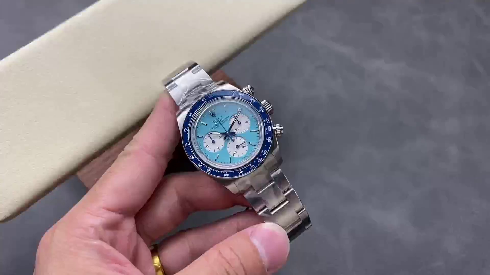 Rolex Daytona Artisans de Genève Customized 40mm Blue Dial Mens Watch - QualitySwissReplica