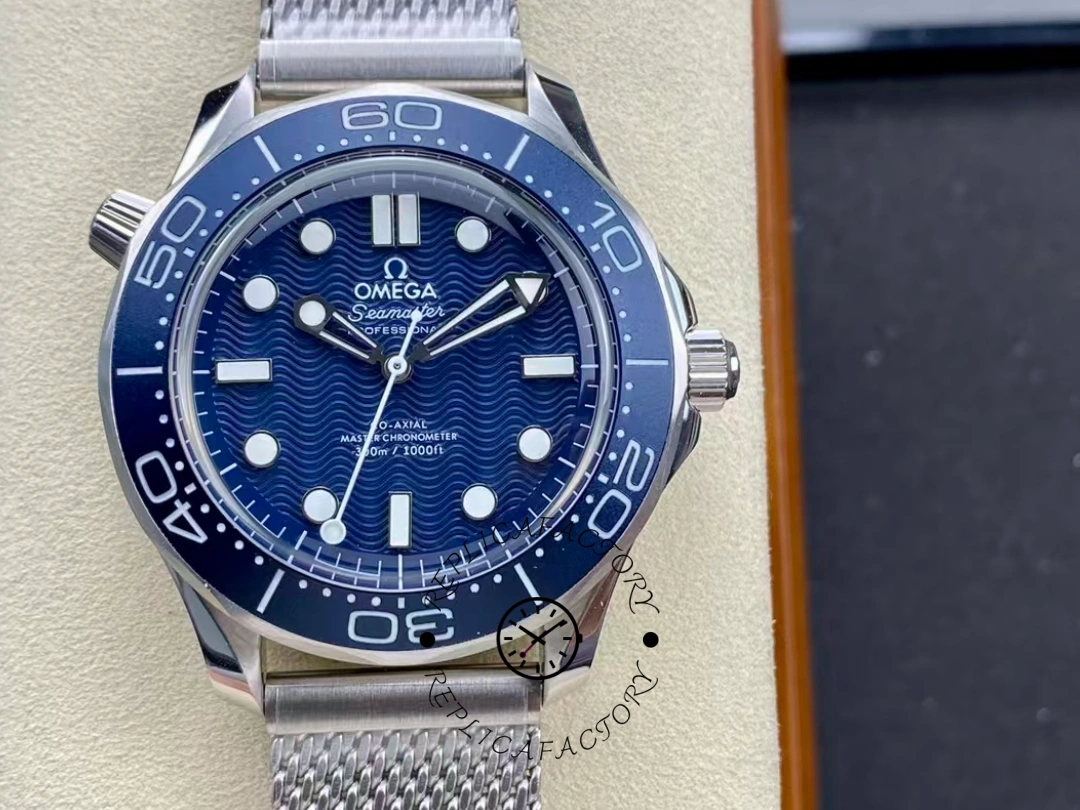 Omega Seamaster Diver 300M Blue Dial 42mm 210.30.42.20.03.002 Replica Men's Luxury Watch - QualitySwissReplica