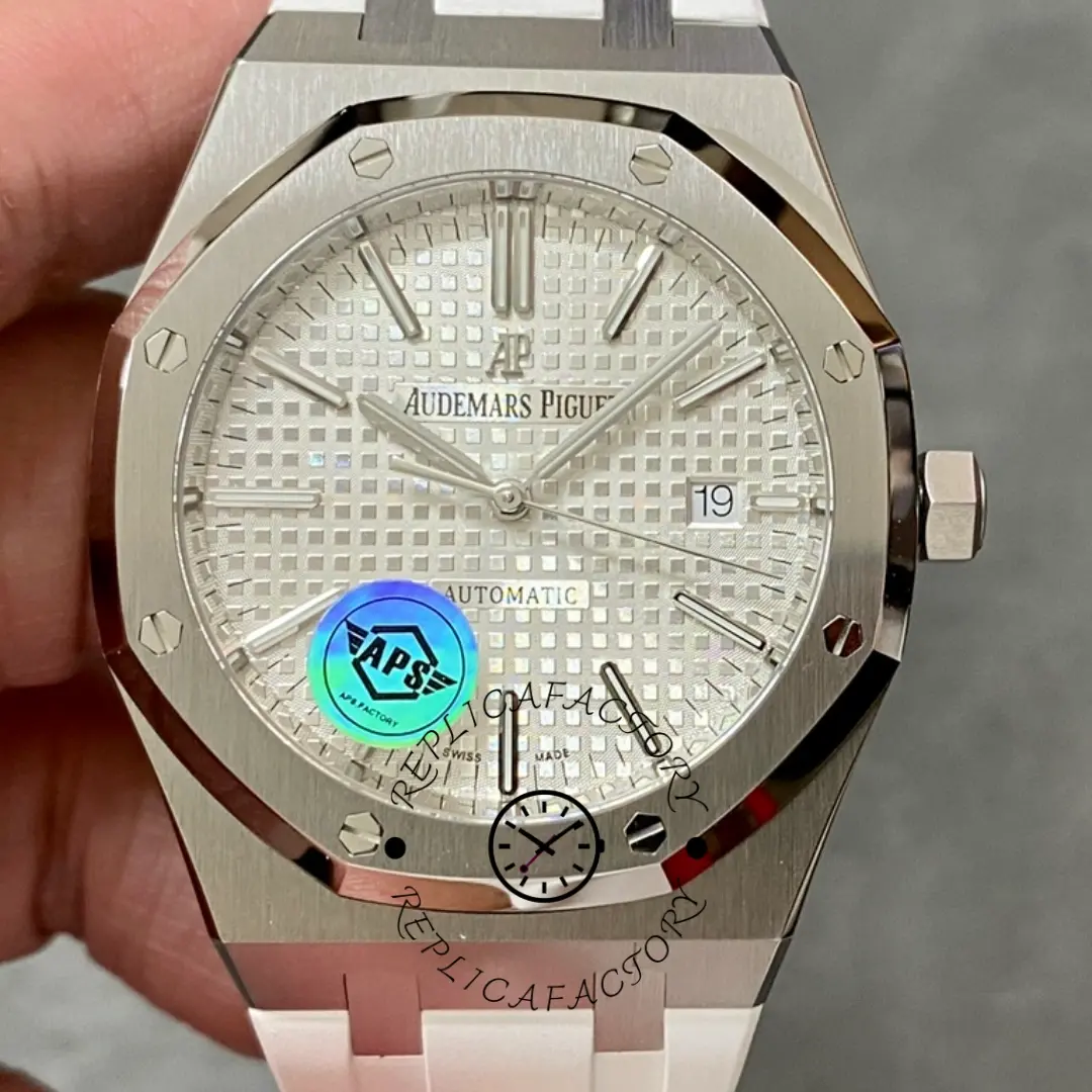 AP Replica Royal Oak Selfwinding 15400ST.OO.1220ST.02 41 Silver Dial - QualitySwissReplica