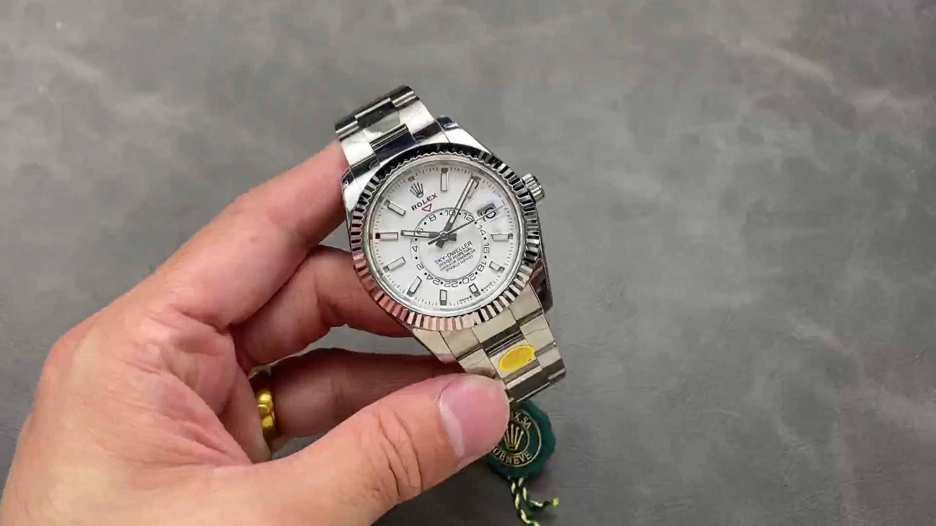 Rolex Sky Dweller 42 Oystersteel White Dial m336934 0003 Men's Watch - QualitySwissReplica