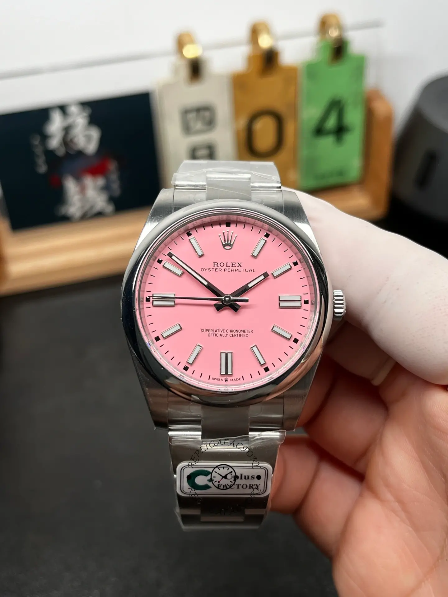 Rolex Oyster Perpetual 36 Oystersteel Pink Dial 126000 0008 Women's Watch - QualitySwissReplica