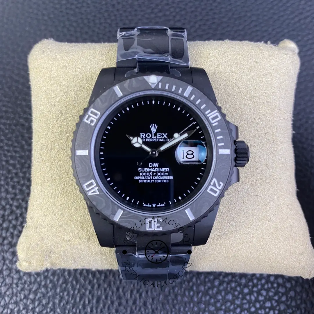 Rolex Submariner DIW Edition Parakeet Carbon Fiber Bezel 116610LB Black Dial - QualitySwissReplica