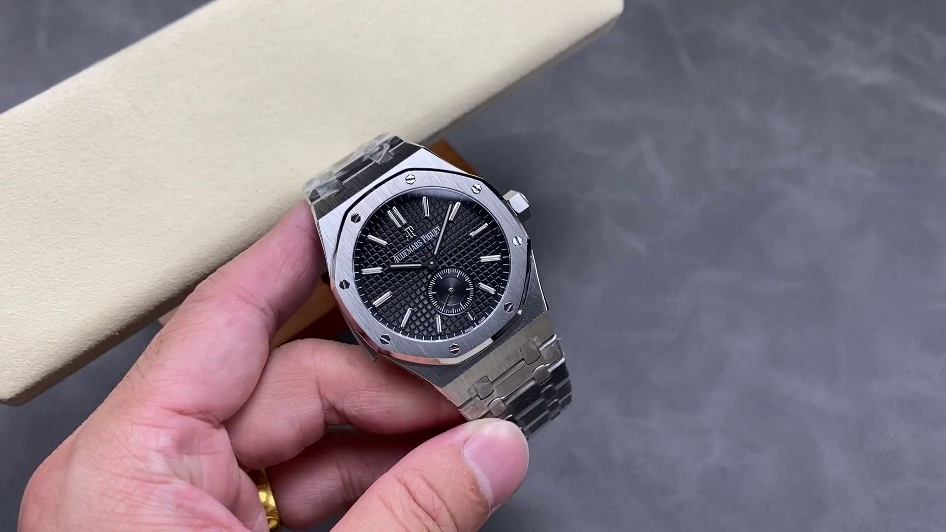 AP Royal Oak Minute Repeater Supersonnerie Steel Strap 26591PT.OO.D002CR.01 Replica - QualitySwissReplica