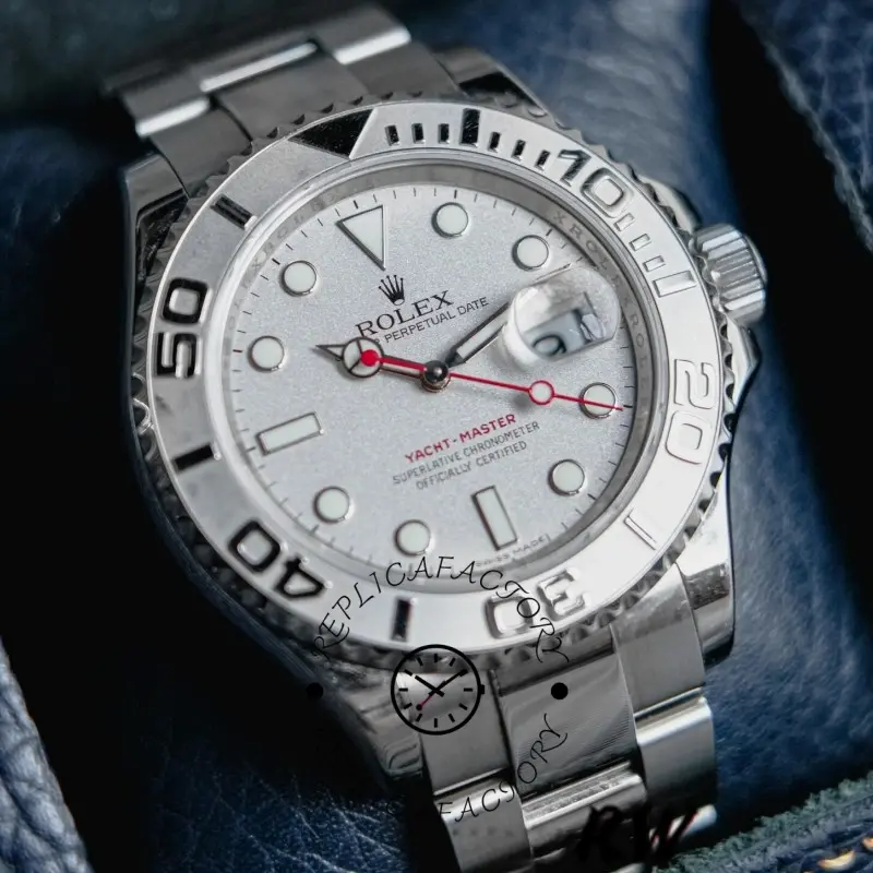 Rolex Yacht Master 16622 Silver Dial 40mm Mens replica watch - QualitySwissReplica