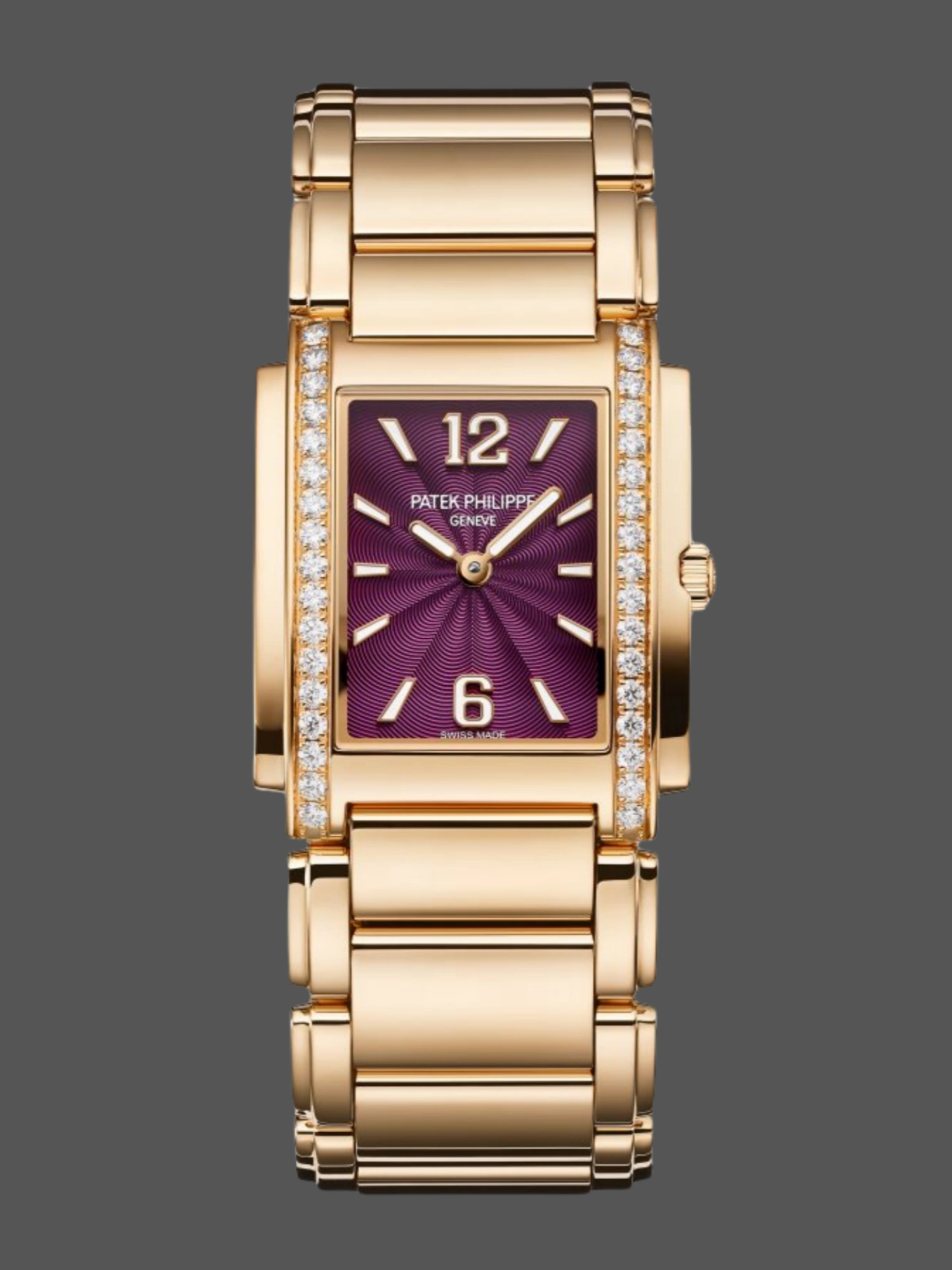 Patek Philippe Twenty~4 4910-1201R-010 30MM Womens Quartz Replica Watch - QualitySwissReplica