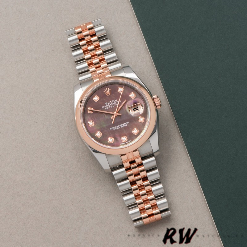 Rolex Datejust 116201 Black Mother of Pearl Dial 36mm Unisex Replica Watch - QualitySwissReplica