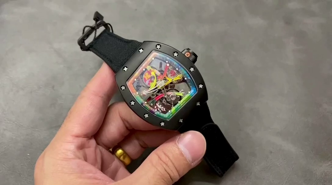 Richard Mille RM 68-01 Tourbillon Cyril Kongo Carbon Fiber Black - QualitySwissReplica