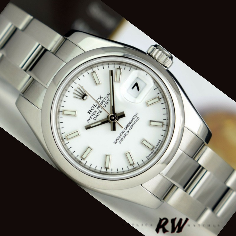 Rolex Datejust 179160 Domed Bezel White Index Dial 26MM Lady Replica Watch - QualitySwissReplica