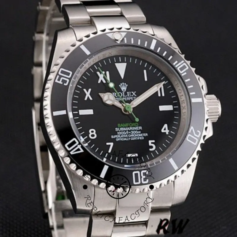 Rolex Submariner PR16233NBB Black Dial 41mm Mens Replica Watch - QualitySwissReplica