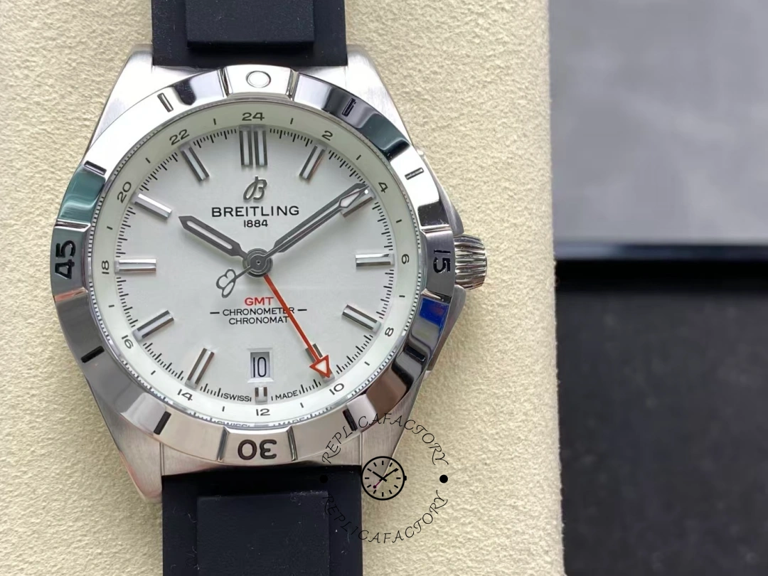 Breitling Chronomat GMT White Dial A32398101C1A1 40 Replica - QualitySwissReplica