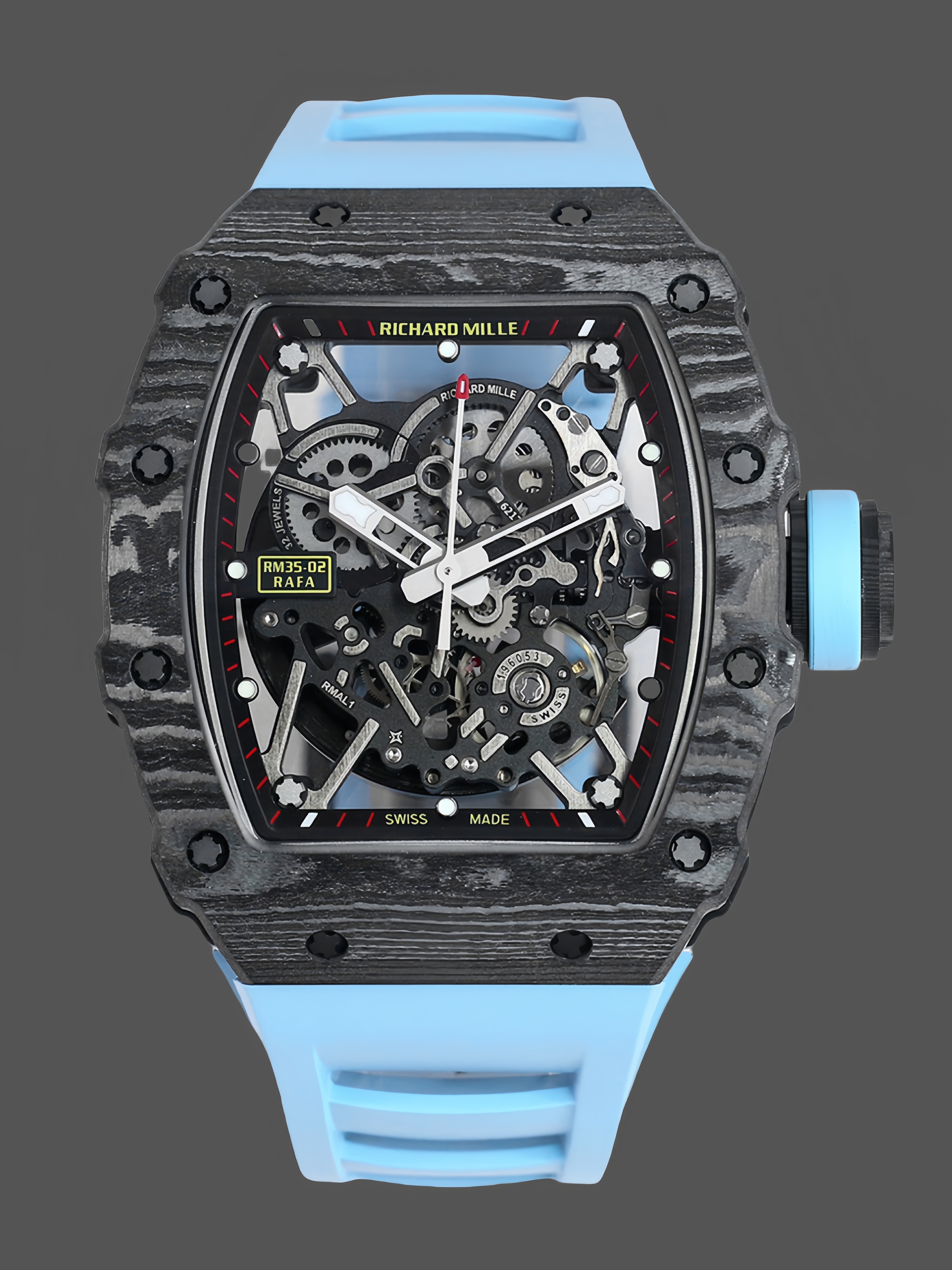 Richard Mille Rafael Nadal NTPT Carbon RM35-02 50mm - QualitySwissReplica