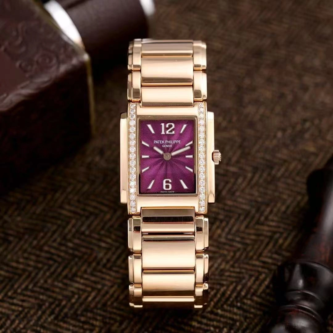 Patek Philippe Twenty~4 4910-1201R-010 30MM Womens Quartz Replica Watch - QualitySwissReplica