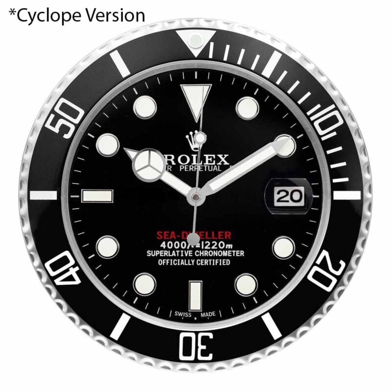 Rolex Deepsea Black Wall Clock - QualitySwissReplica