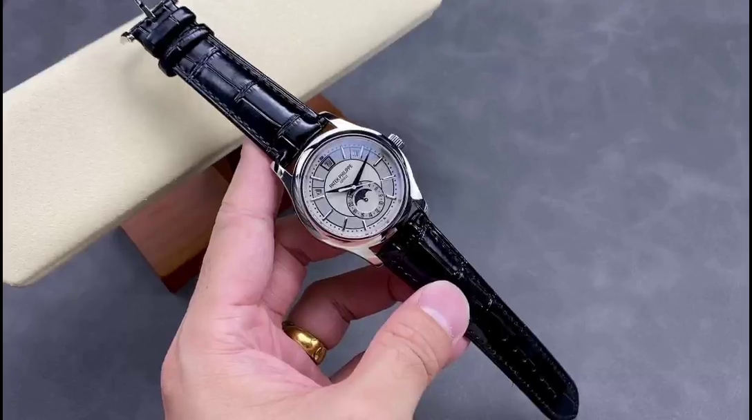 Replica Patek Philippe Complications Annual Calendar 5205G 001 Mens Watch - QualitySwissReplica