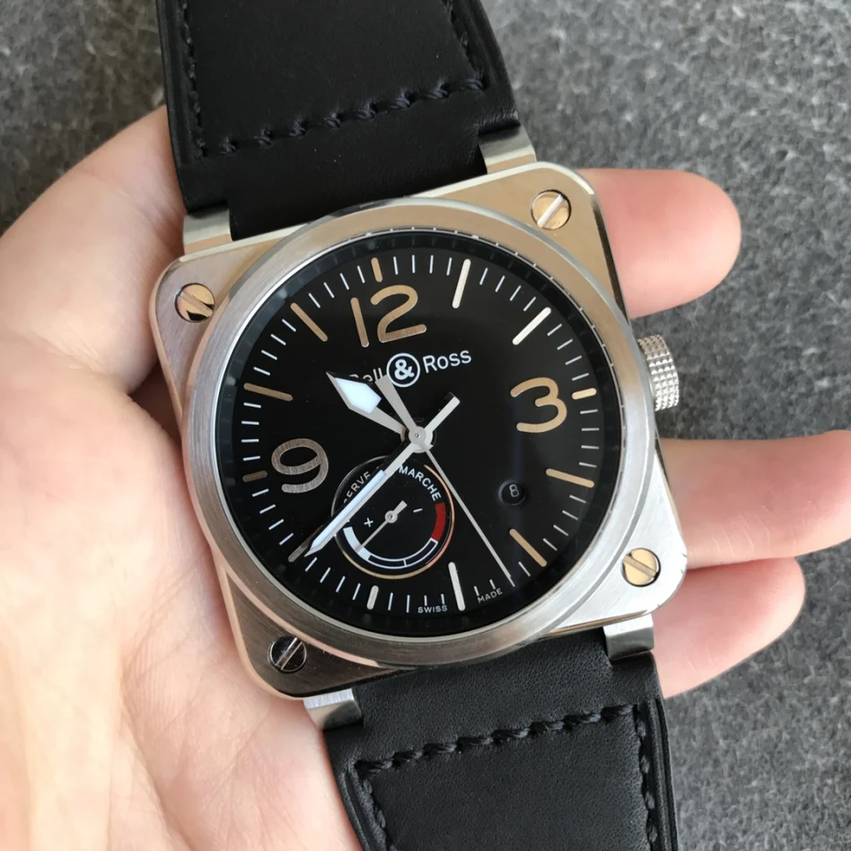 Bell & Ross INSTRUMENTS series BR0397-BL-SISCA2 Black - QualitySwissReplica