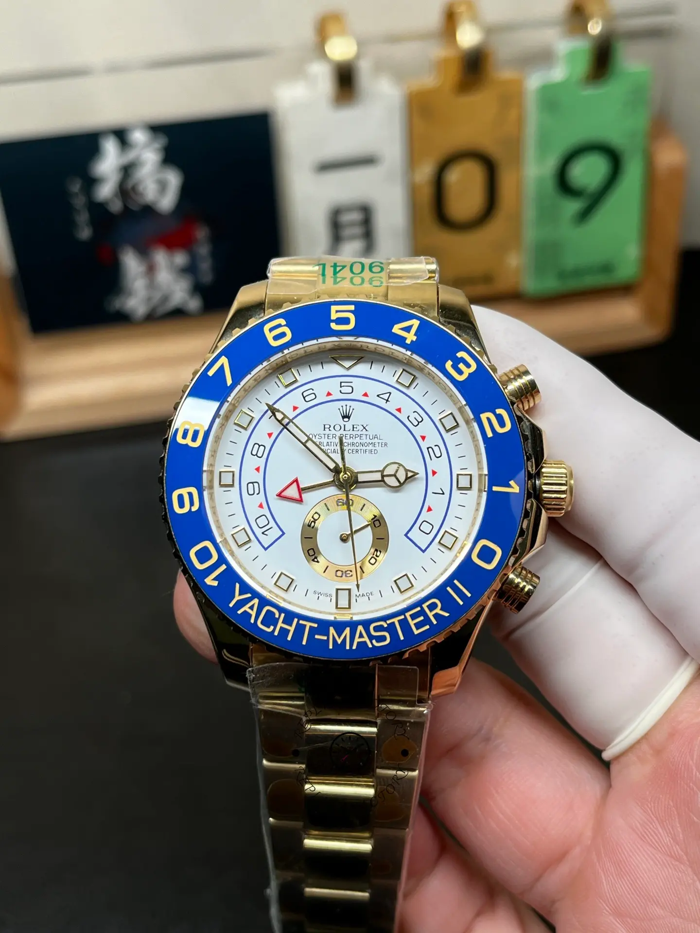 Rolex Yacht-Master II 116688 White Dial 44mm Mens replica watch - QualitySwissReplica